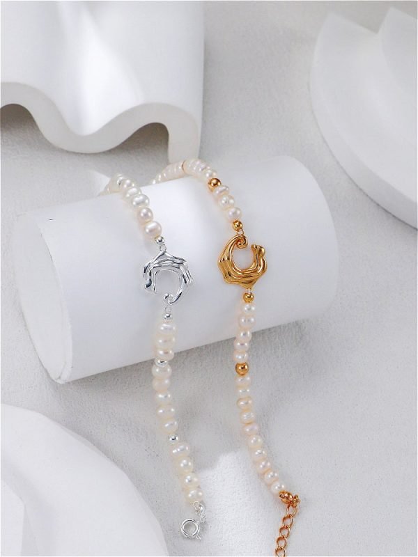 Ocean Wave Pearl Bracelet - 图片 4