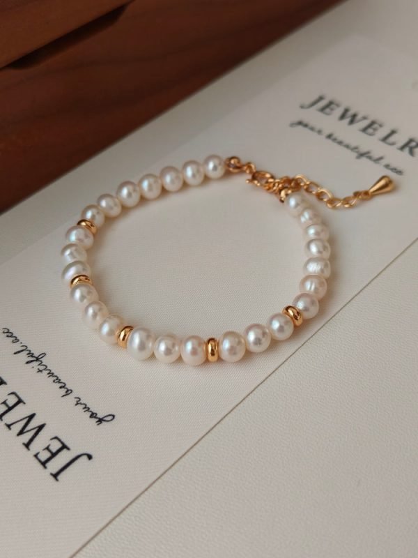 Natural Freshwater Pearl Bracelet - 图片 4