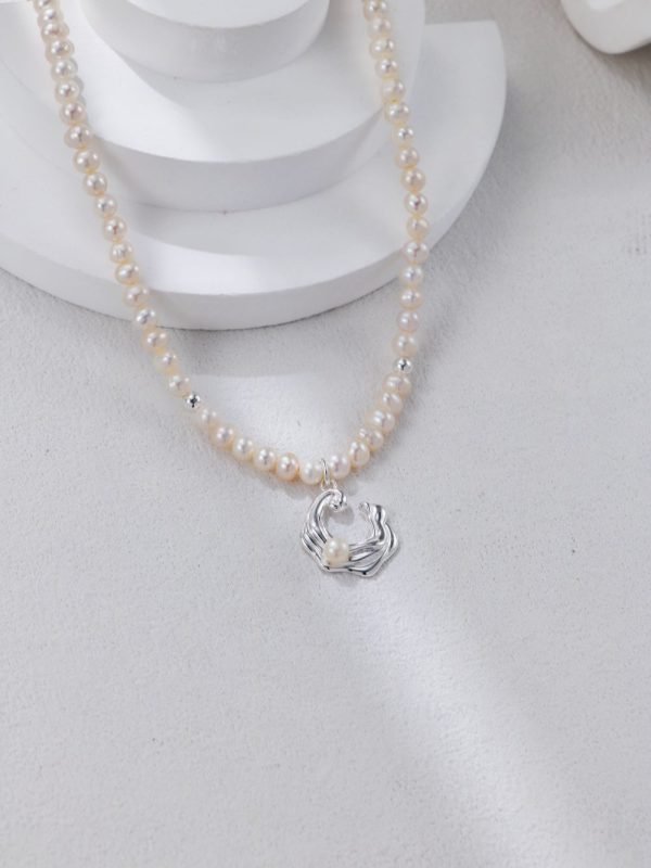 Wave Pearl Necklace - 图片 6